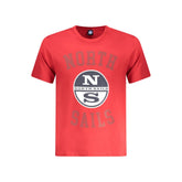 North Sails Red Cotton Men T-Shirt -   -  North Sails.